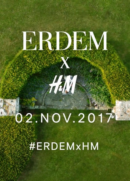 Эрдем Моралиоглу готовит коллаборацию с HM старт продаж назначен на 2 ноября 2017