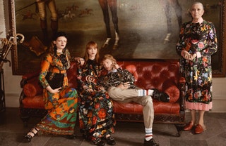 Рекламная кампания Gucci cruise 2017.