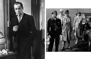 Хамфри Богарт в фильме «Мальтийский сокол» и «Касабланка».
