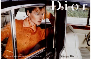 Рекламная кампания  Christian Dior 1995 год.