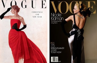 Vogue декабрь 1949 Vogue май 2004.