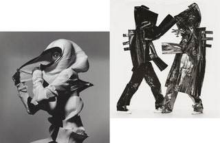 Съемка для Issey Miyake НьюЙорк 1992 и 1998 годы.