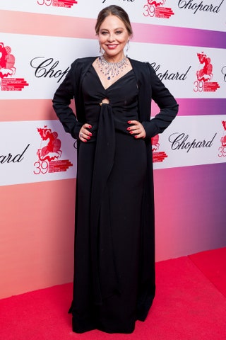 Орнелла Мути в платье Tom Ford и украшениях Chopard.