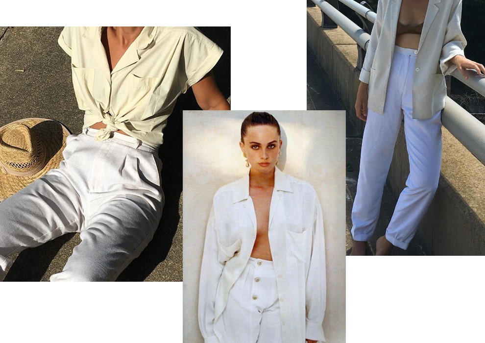Как носить белые брюки и где купить модные модели лета 2017