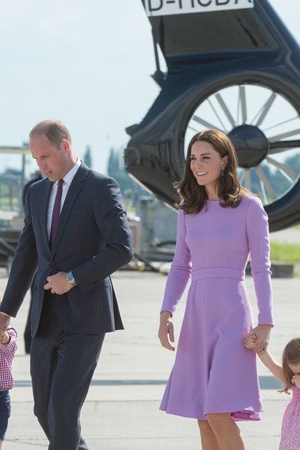 Кейт Миддлтон и принц Уильям фото с детьми во время визита в Германию