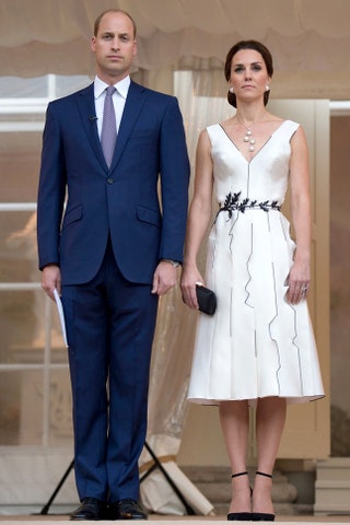 Принц Уильям и Кейт Миддлтон в Gosia Baczyńska в Варшаве.