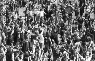 Фестиваль «Гластонбери» в 1971 году.