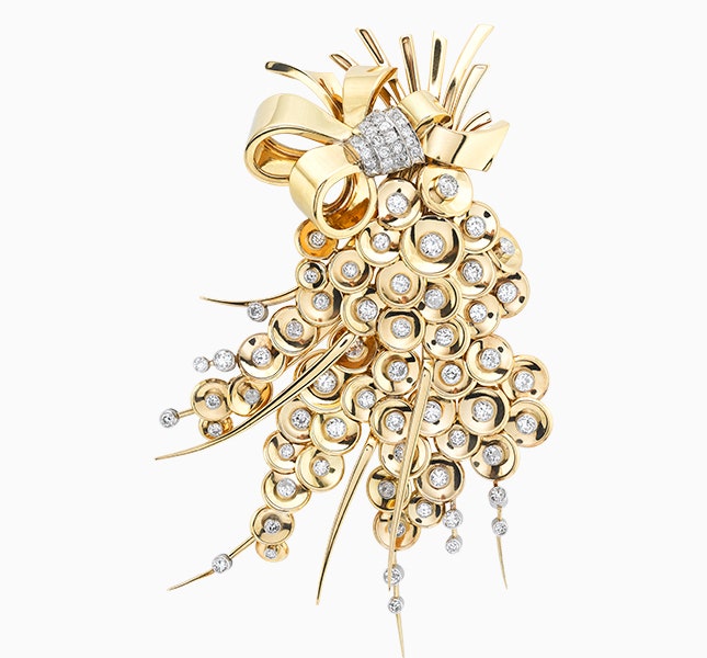 Новые украшения из коллекции Bouton dOr от Van Cleef  Arpels «пайетки» из золота | Vogue