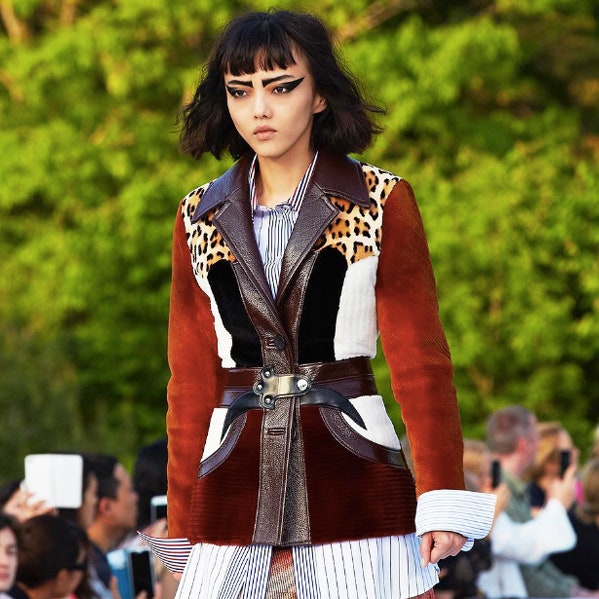 Японский макияж на показе Louis Vuitton resort 2018