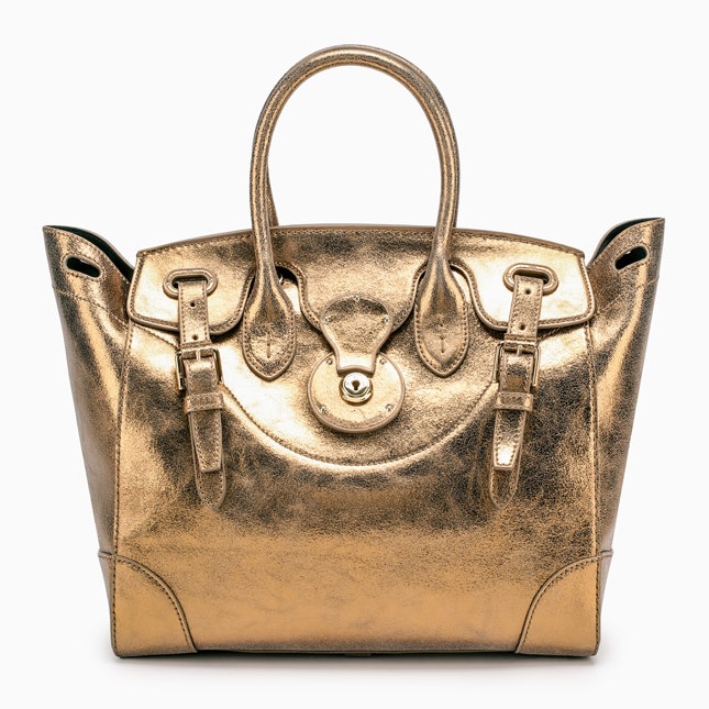 Золотая «русская» сумка Ralph Lauren