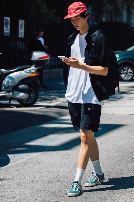 Streetstyle на Неделе мужской моды в Милане лучшие образы на фото