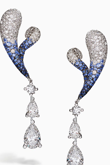 The World of Diamonds от de Grisogono коллекция украшений с крупными бесцветными бриллиантами