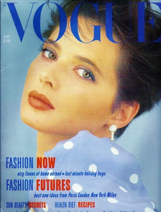 Vogue UK июль 1983. Фотограф Альберт Уотсон.