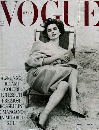 Vogue Италия сентябрь 1989. Фотограф Стивен Майзел.