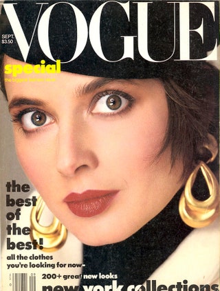 Vogue US сентябрь 1985. Фотограф Ричард Аведон.