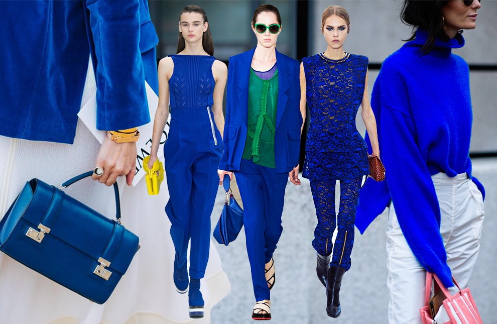 Вещи синего цвета для летнего гардероба модная одежда и обувь
