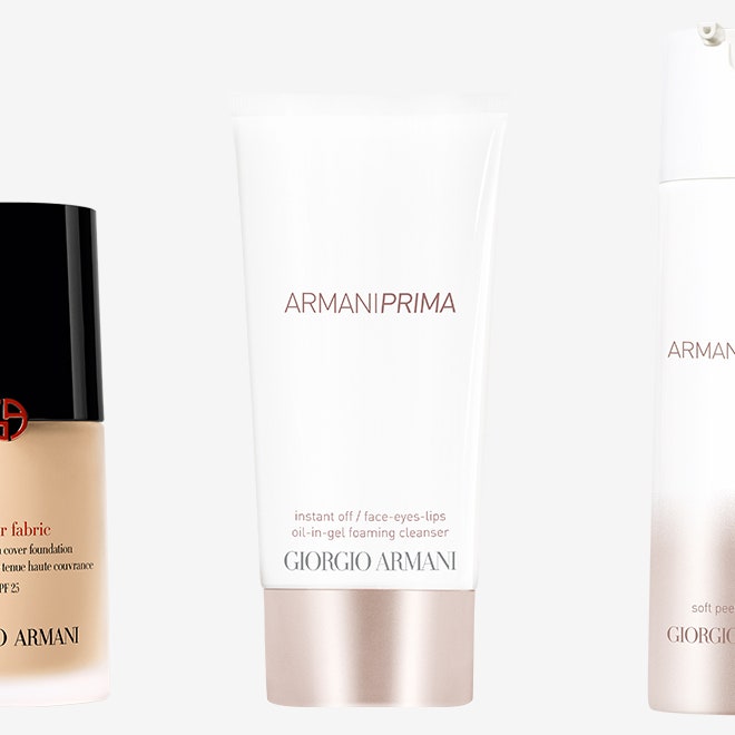 Примерочная макияжа Giorgio Armani