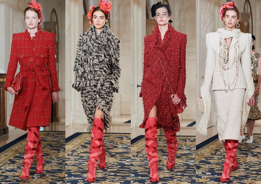 Замшевые розовые сапоги Chanel из коллекции Mtiers d'Art Paris Cosmopolite