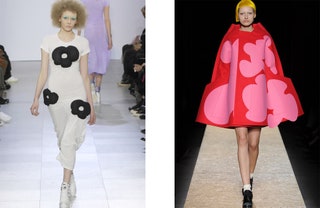 Коллекции Comme des Garçons осеньзима 2007 и осеньзима 2012.