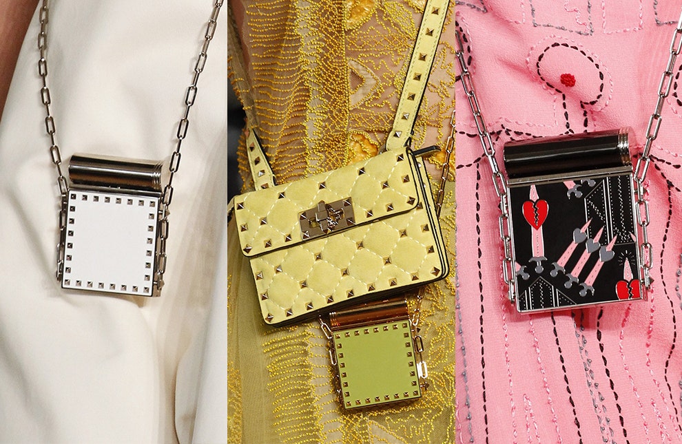 Маленькие сумочки минодьеры Valentino из коллекции весналето 2017 | Vogue