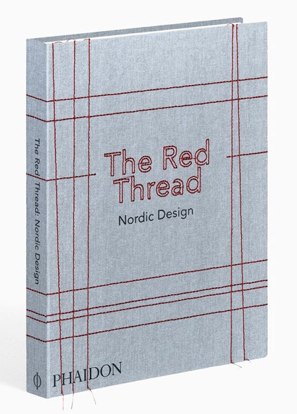 Книга Red Thread Nordic Design от издательства Phaidon энциклопедия скандинавского дизайна