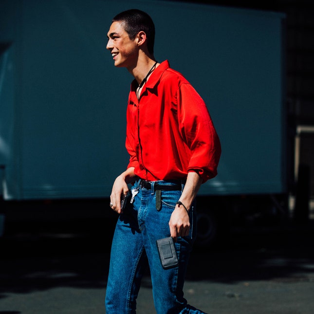 Streetstyle на Неделе мужской моды в Лондоне