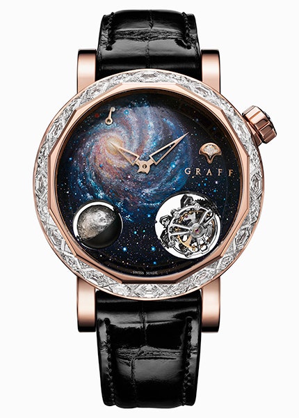 Часы GyroGraff Азия Ближний Восток и галактика в обрамлении бриллиантов
