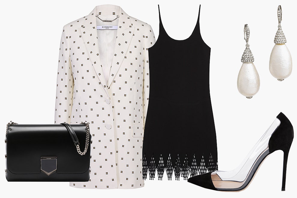 С чем носить жакет Givenchy образы для офиса романтического свидания и вечеринки | Vogue