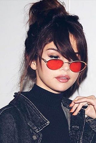 Модные солнцезащитные очки оттенков цитрусов на фото звезд | Vogue