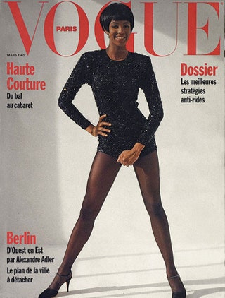 Vogue Paris март 1990 фотограф Санте Д039Орацио.