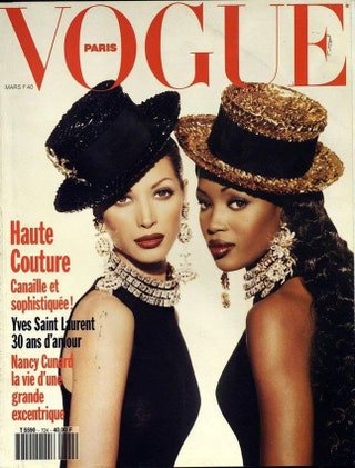 Vogue Paris март 1992 фотограф Макс Вадукул.