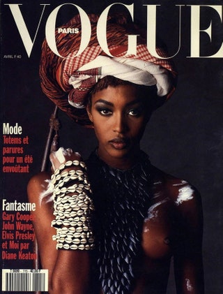 Vogue Paris апрель 1991 фотограф Патрик Демаршелье.