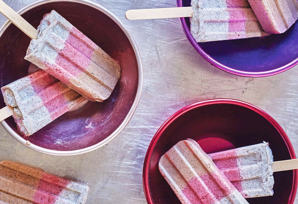 Мороженое из суперфудов Glow Pops любимые смузи в форме попсикла