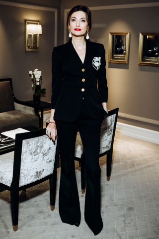Снежана Георгиева в Alexander McQueen.