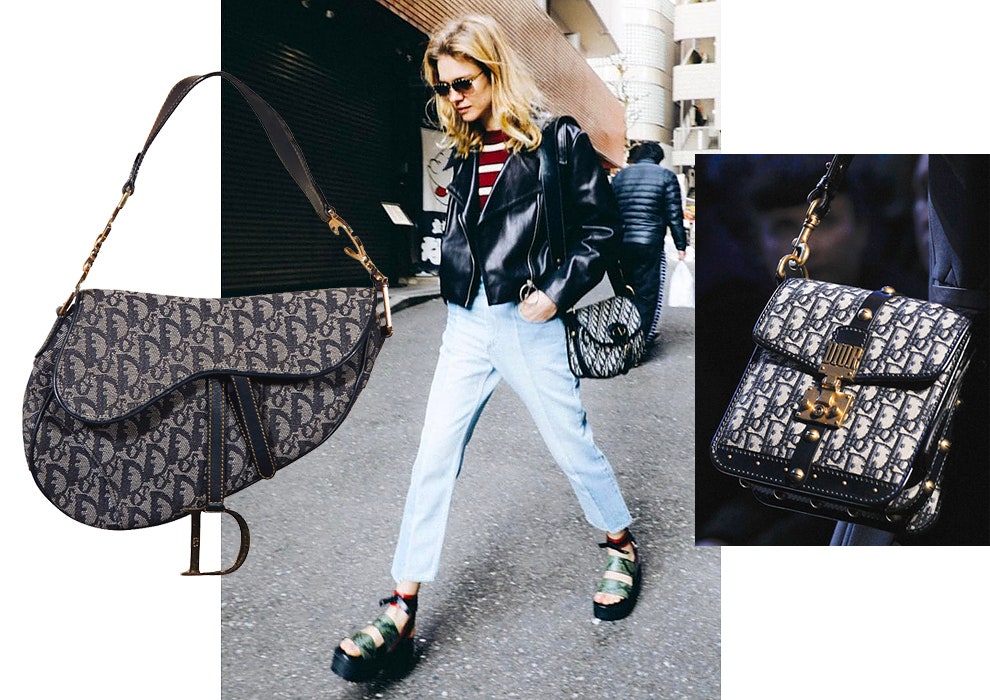 Поясная сумка Dior Oblique flap Mi Canvas из жаккарда с логотипом модного Дома | Vogue
