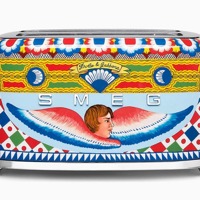 Расписные соковыжималки, блендеры и тостеры Dolce & Gabbana + Smeg