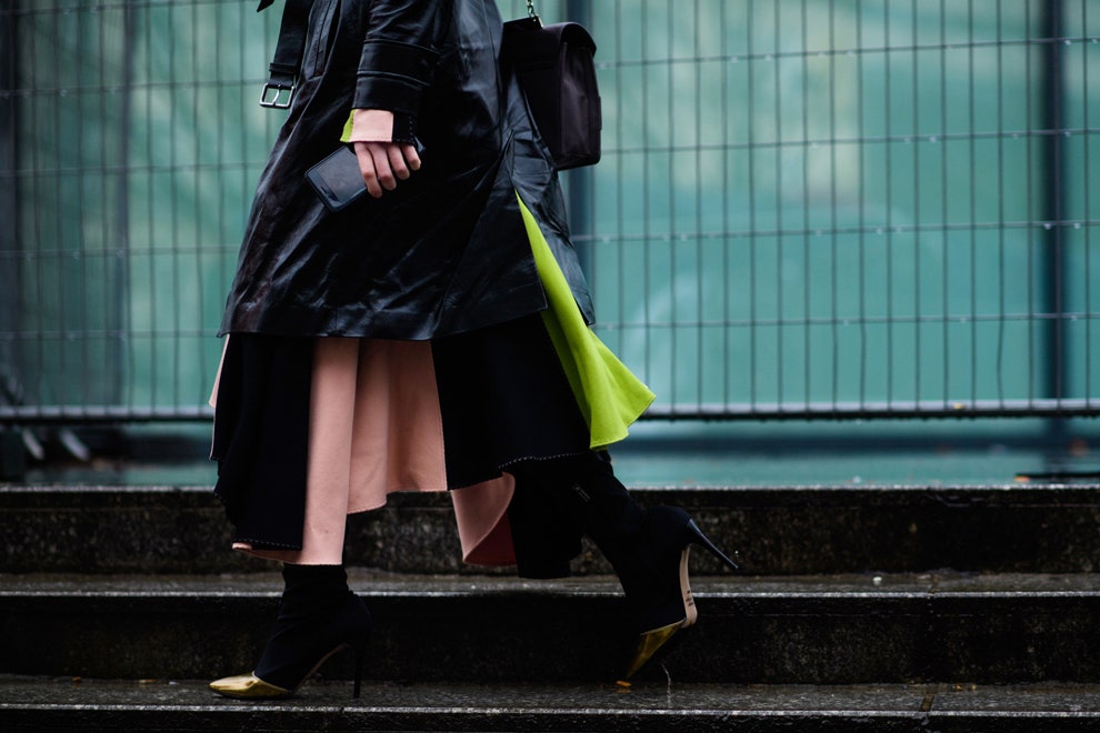 Неделя моды в Париже подборка streetstyleфото. Часть 1
