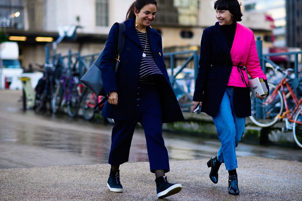 Неделя моды в Париже подборка streetstyleфото. Часть 1