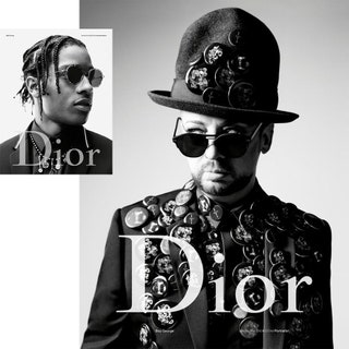 Вилли Вандерперре AAP Rocky и Бой Джордж для Dior Homme.