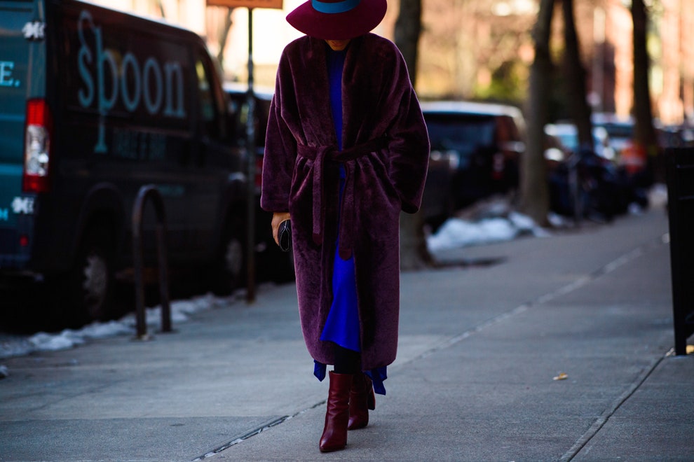 Неделя моды в НьюЙорке подборка streetstyleфото. Часть 4