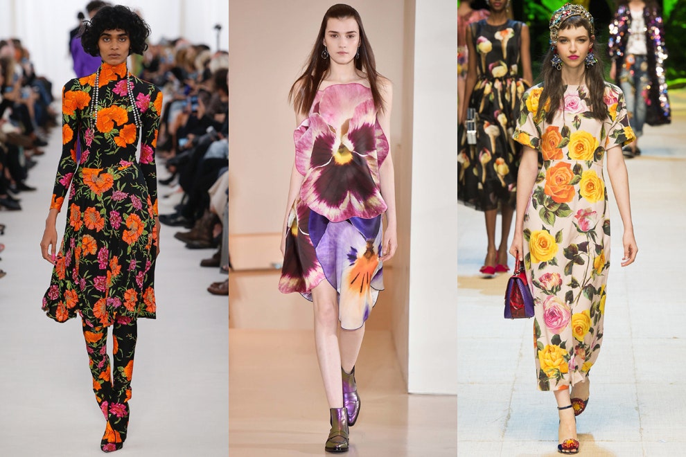 Модные вещи с цветочными принтами из коллекций Dolce  Gabbana Gucci и других брендов | Vogue