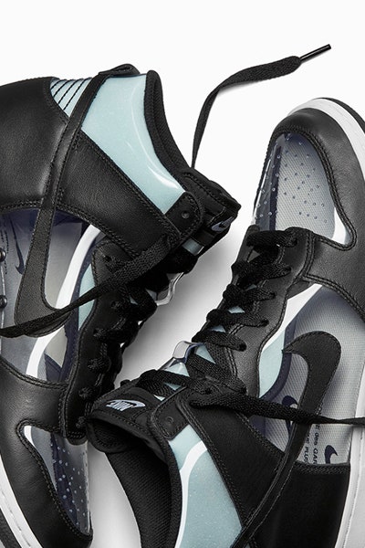 Кроссовки Nike Dunk в коллаборации с Рикардо Тиши и Comme des Garçons | Vogue
