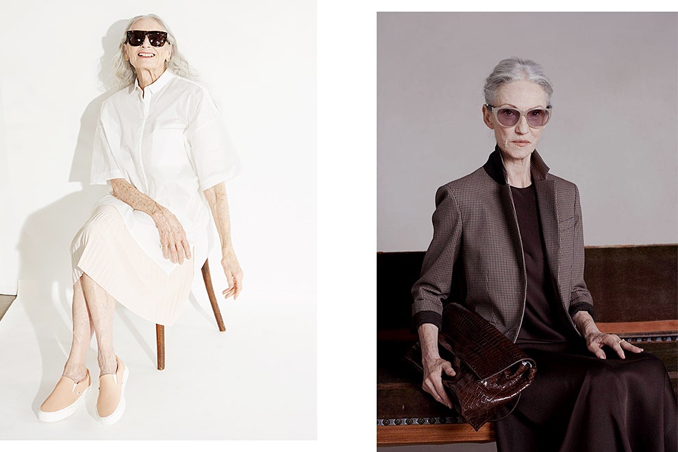 Модели в возрасте на подиумах Лондона и НьюЙорка Кармен Делль'Орефиче Дафна Селф и другие | Vogue