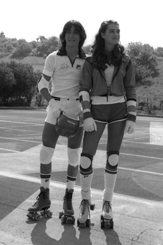 Скотт Байо и Брук Шилдс Калифорния 1980.