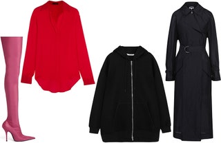 Туфли Balenсiaga 54 390 рублей matchesfashion.com рубашка Juan Carlos Obando 725 netaporter.com худи Givenchy 775...