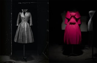 Комплекс Topaze Christian Dior Haute Couture осеньзима 1951. Платье Perle Noire Christian Dior Haute Couture 1958.