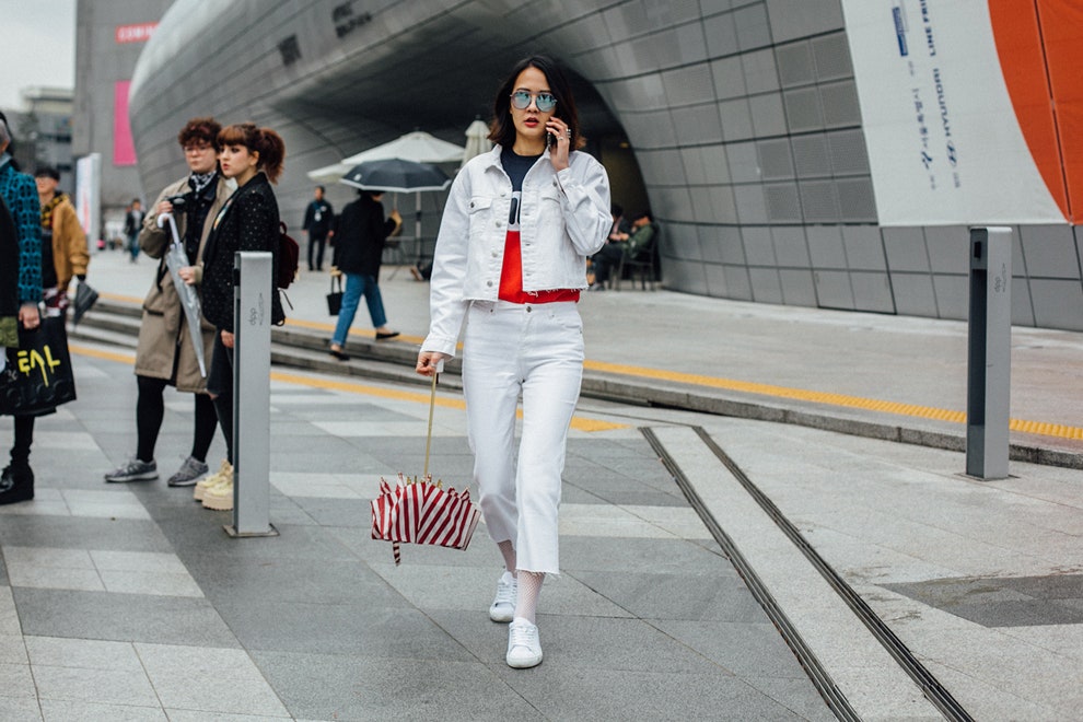Уличный стиль фото на Неделе моды в Сеуле