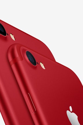 Красный iPhone 7 борется со СПИДом