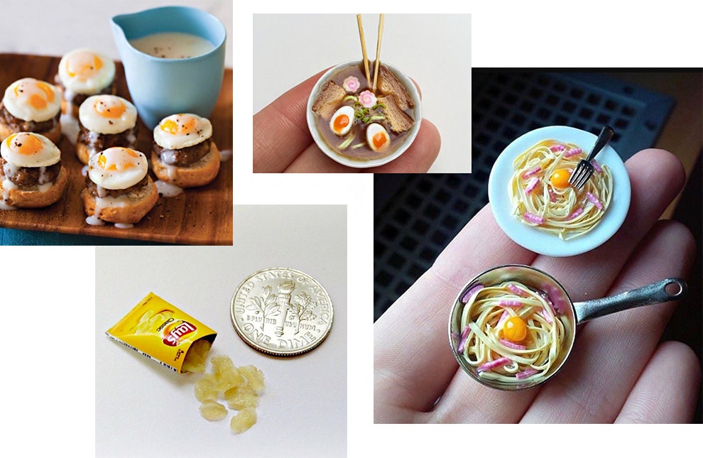 Мода на миниатюрную еду как японский феномен tiny food завоевывает мир