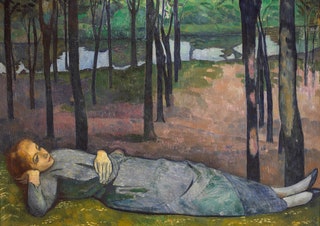 Эмиль Бернар «Мадлен в лесу любви» 1888.